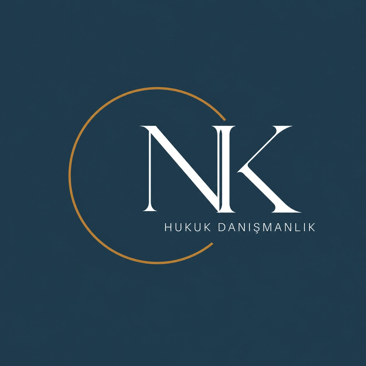 Neriman Ködürgü Hukuk Danışmanlık NK monogram logosu